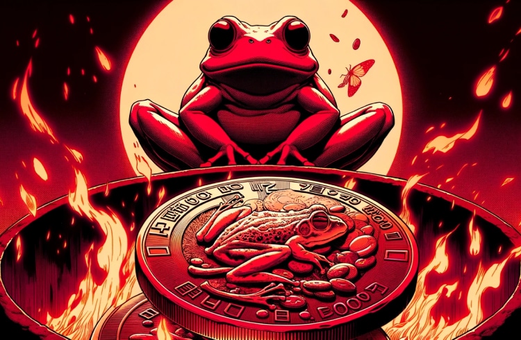 Pepe memecoin registra alta após queima de tokens